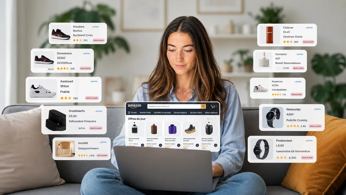 Illustration Amazon FBA : gestion de listings et catalogue produits