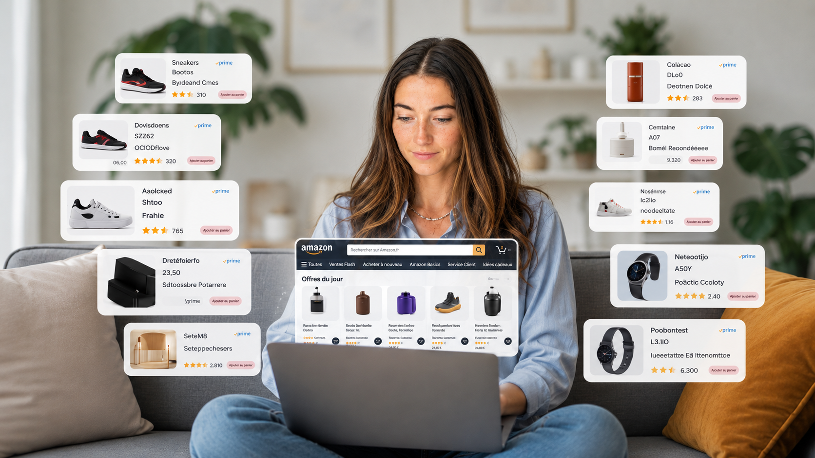 Illustration Amazon FBA : gestion de listings et catalogue produits